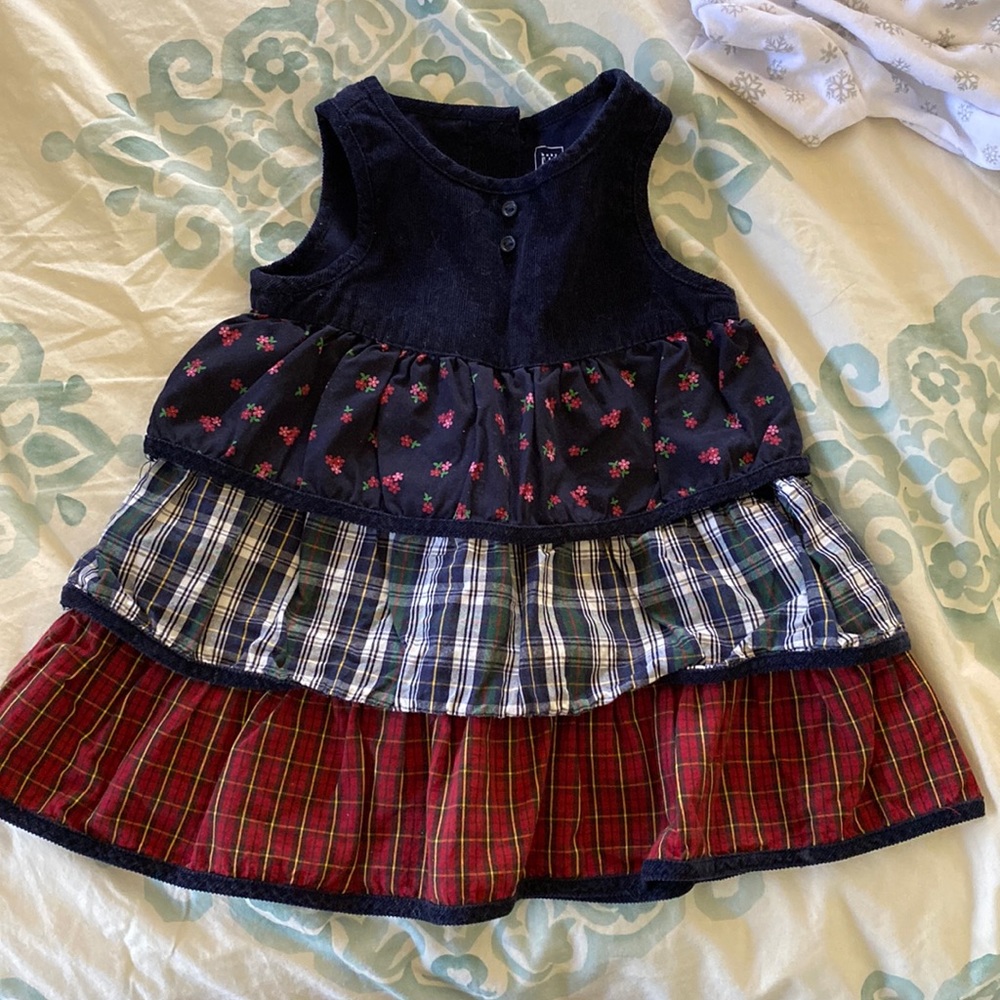 Baby gap corduroy tiered dress